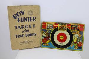 lot 52 image: Vintage Louis Marx Boy Hunter Target