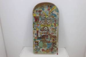 lot 54 image: 1950s Bagatelle State Fair Pinball Game