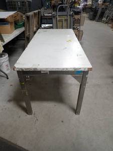 solid wood white table