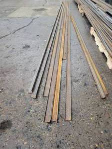 lot 105 image: Large Lot 210 Feet of Mild Steel Channel & Angle Iron - See Description for Details