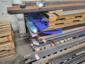 lot 114 image: Large Lot 1700 Square Feet of Steel PBR Panels - See Description for Details