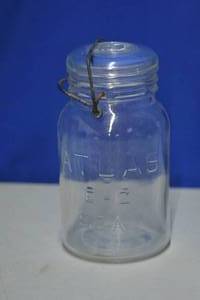 lot 25 image: Atlas E-Z Seal Glass jar with lid