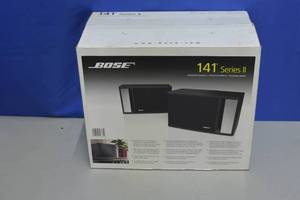 lot 47 image: New In Box Bose 141 Series II bookshelf speakers