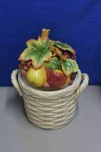 lot 85 image: Fitz & Floyd Classic Fruit Cookie Jar