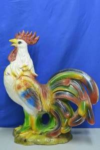 lot 107 image: Colorful 20 Rooster