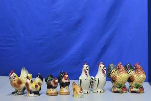 lot 108 image: Fitz & Floyd, Shawnee  other Salt and Pepper shaker lot