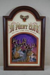 Novelty 10 Point Club 3 Dimensional Sign