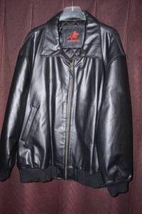 Winchester Black Leather Jacket - Mens XXL