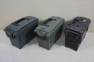 3 Plastic Ammo Cans