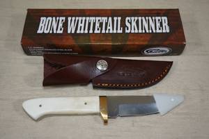 Rite Edge Bone Whitetail Skinner Stainless Blade Collector Knife