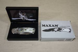 Maxam Timberwolf Lockback Folding Knife