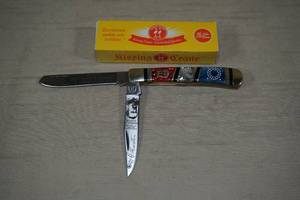 Kissing Crane American Hero Custer Limited Edition Folding Knife - KC5591