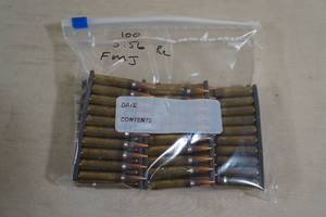 100 Reloaded 5.56mm FMJ Ammo