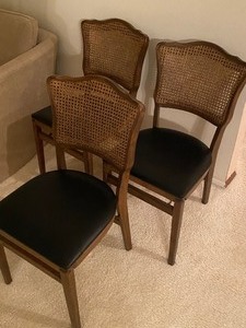 lot 43 image: Three Vintage Folding Chairs