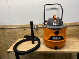 lot 78 image: RIDGID 16 Gallon 6.5-Peak HP NXT WetDry Shop Vacuum with Cart