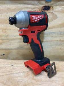lot 36 image: MILWAUKEE M18 18-Volt Lithium-Ion Brushless Cordless 14 in. Impact Driver (Tool Only)