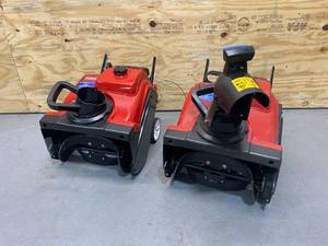 lot 47 image: TORO Lot of 2- Power Clear 518 ZE 18 in. Single-Stage Gas Snow Blower (for parts or repair)