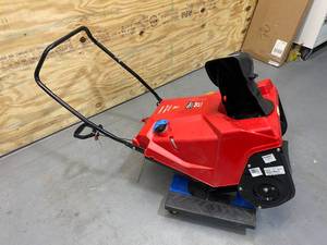 lot 49 image: TROY-BILT Squall 21 in. 179 cc Single-Stage Gas Snow Blower with Electric Start and E-Z Chute Control