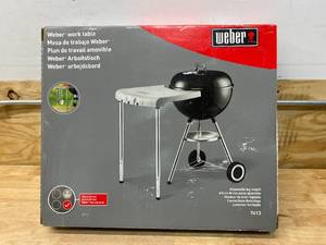 lot 56 image: WEBER 22 in. Work Table for Kettle Grills