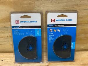 lot 117 image: IMPERIAL BLADES Lot of 2- MM410 Universal Fit 3-Inch Segment Oscillating Saw Blade for Fein, Rockwell, Bosch, Milwaukee and Makita