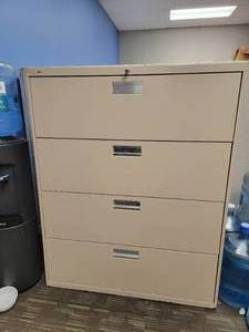 4 Drawer Lateral File Cabinet- 53 18 x 42 x 19 34