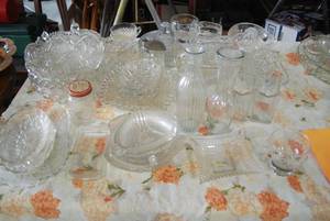 Vintage Clear Glassware See Photos...