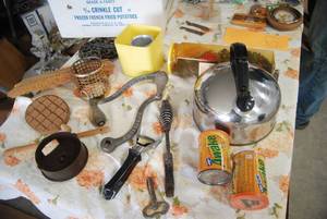 Vintage Buttons, Tea Kettle, and Mo...