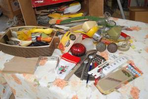 Box of Vintage Kitchen Goodies Se...