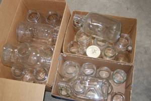 Vintage Atlas Glass Mason Jars, Gla...