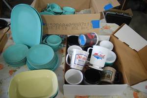 Vintage Blue Melmac Dishes...