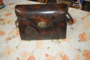 Vintage PurseBag with Wagon Wheel ...