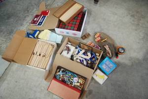 Box of Popsicle Sticks, Skeleton Ke...