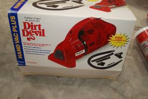 Dirt Devil hand vacuum...