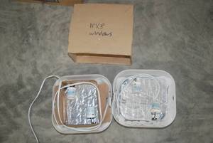 Lights with plastic covers...