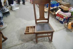 Vintage wood rocking chair...