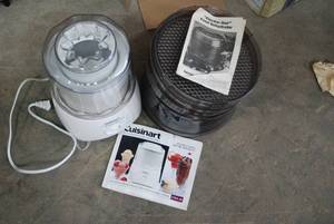 Food dehydrator and Cuisinart ice c...