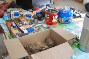 Large lot of tractor parts and acce...