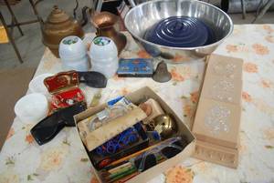 Vintage jewelry copper ware metal m...
