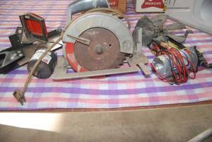 Saws and a battery powered motor...