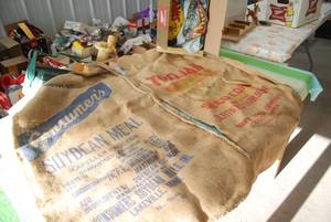 Lot of vintage sacks...