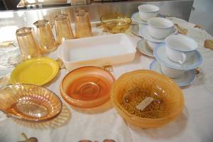Vintage Anchor Glassware, Fire King...