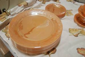 Vintage Fire King (8) Plates and (6...