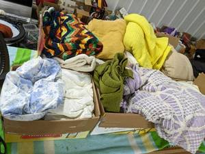 Large Qty of Blankets, and More Se...