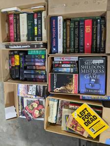 (6) Boxes of Books (Cooking, LaHaye...
