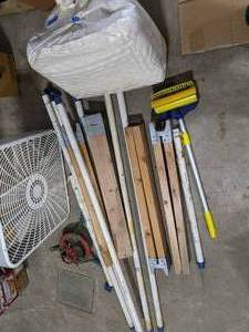 Sawhorses, Pillows, Grip and Stick,...
