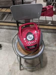 Metal Vintage Stool and Emerson Dig...