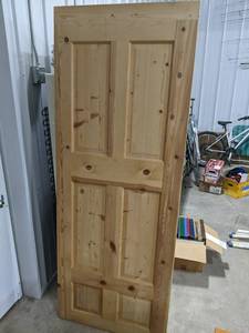 Unfinished Wood Door 29.75 X 77.5...