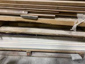 Large Lot of Lumber & PVC Sheets