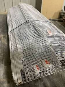 Pallet of Rubbermaid Metal Shelving