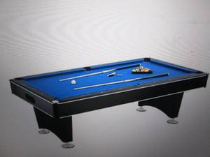 hustler 7 foot pool table doesntt lo...